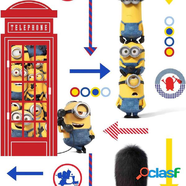 Kids at Home Carta da Parati Minions Hello Bianca