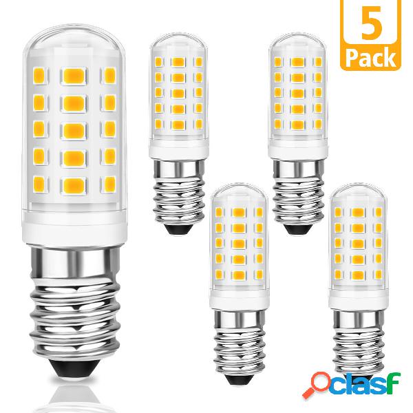 KingSo 5PCS AC 230V 5W 3000K E14 LED Lampadina al mais