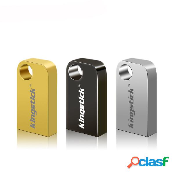 Kingstick USB 2.0 Flash Unità U Disk Mini Metal USB Disk