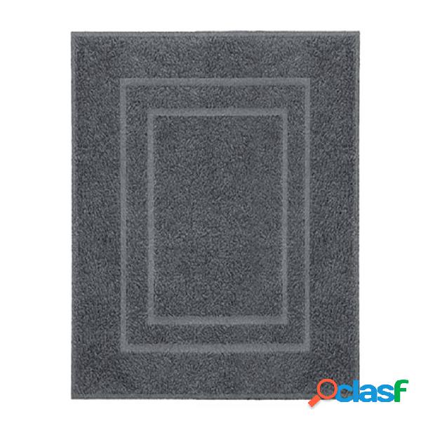 Kleine Wolke Tappeto per Bagno Plaza 60x80 cm Grigio Scuro