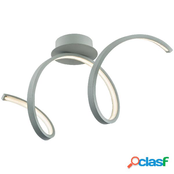 Lampada Da Soffito a LED SHINE 4 in acciaio e policarbonato