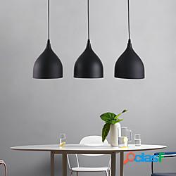 Lampada a sospensione a 3 luci da 19 cm a led a forma di