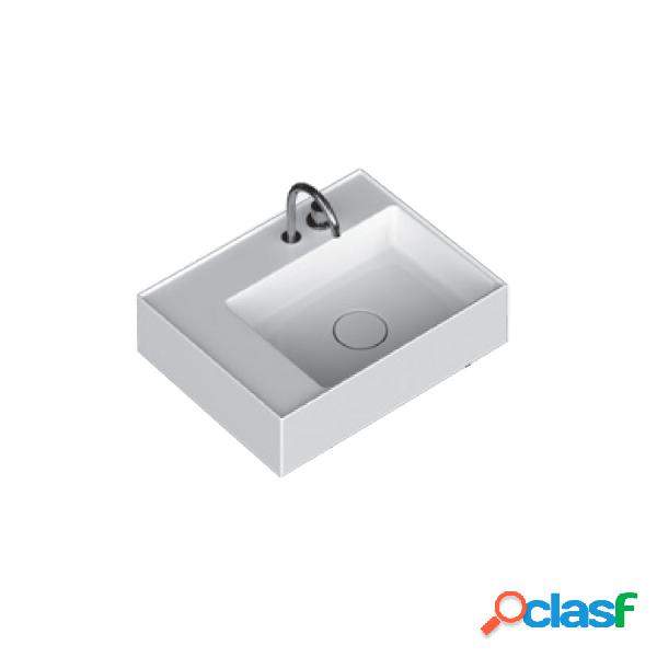 Lavabo lavatrucco monoforo Domus Falerii bianco lucido 60x46