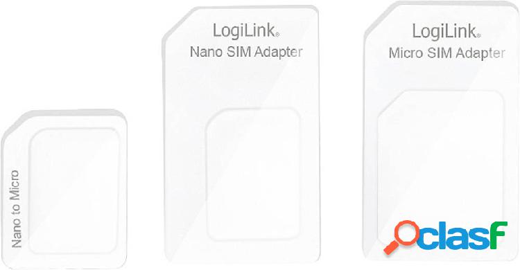 LogiLink AA0047 Ago per SIM incl. ago SIM Adattamento da: