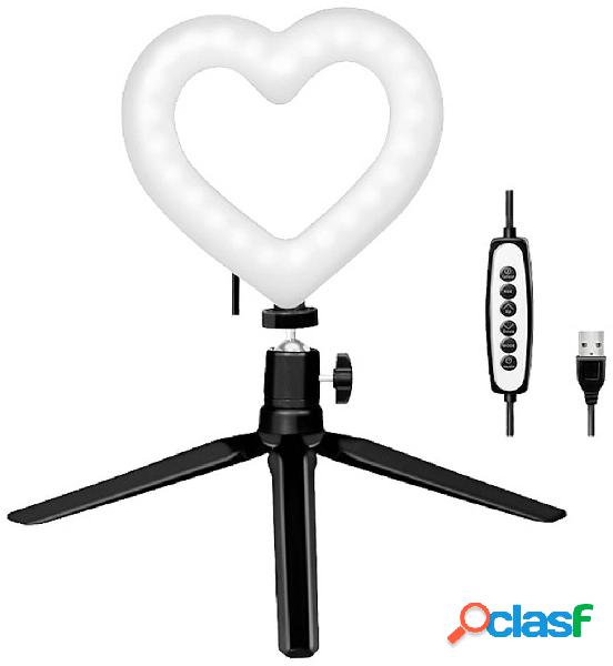 LogiLink Ring Light Heart Stativo ERP E (A - G) Treppiede