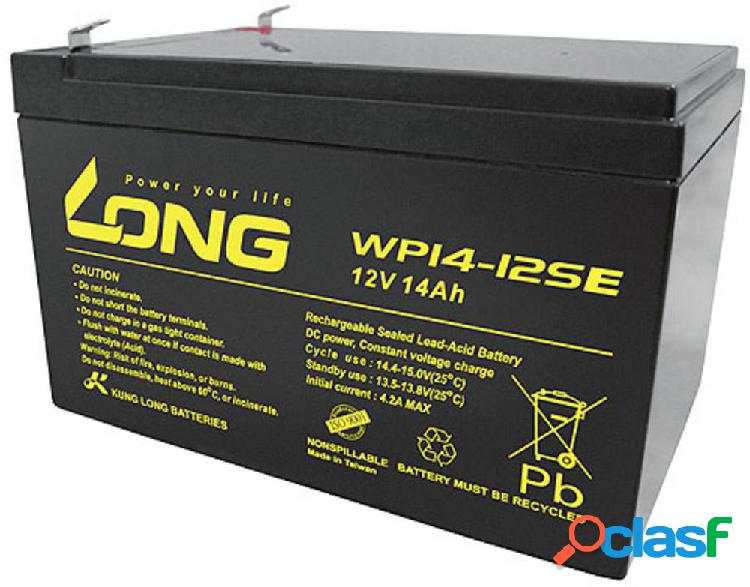 Long WP14-12SE WP14-12SE Batteria al piombo 12 V 14 Ah