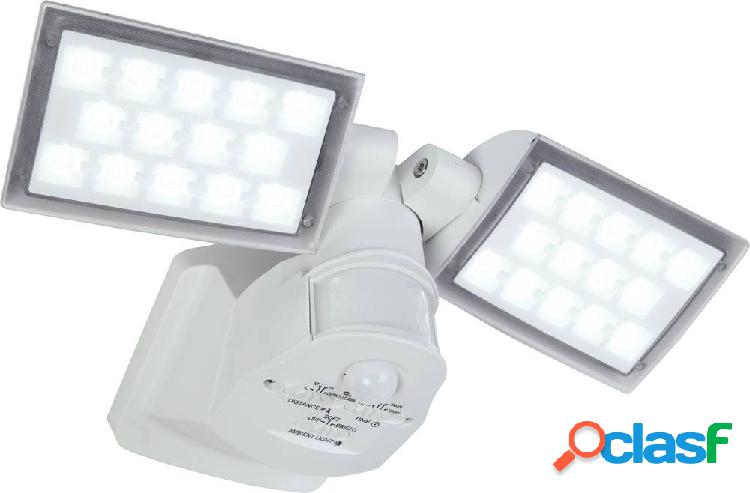 Lutec PERI 6294-PIR-5K WH Lampada LED da terra per esterno