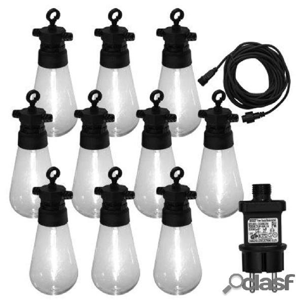 Luxform Luci per Feste da Giardino con 10 LED Hawaii