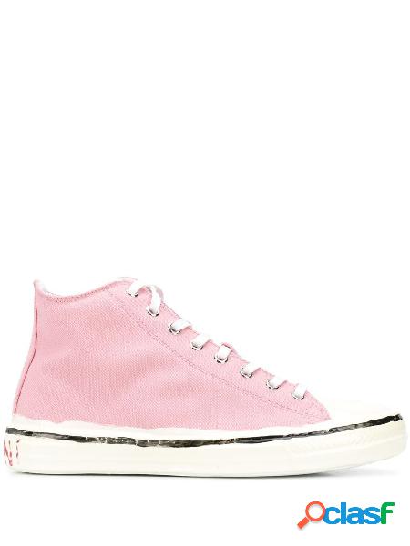 MARNI HI TOP SNEAKERS DONNA SNZW006602P2957ZM022 COTONE ROSA