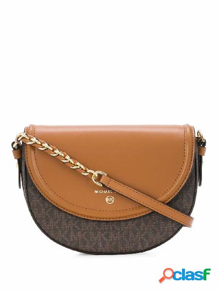 MICHAEL KORS BORSA A SPALLA DONNA 32T0GT9C6B252 PVC MARRONE