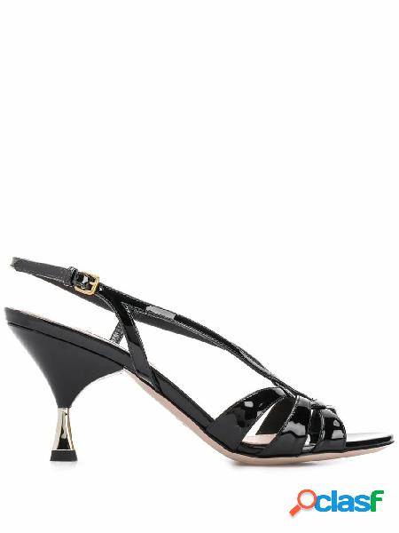 MIU MIU SANDALI DONNA 5X154D3ASNF0002 PELLE NERO