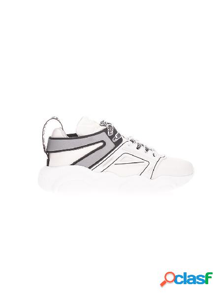 MOSCHINO SNEAKERS DONNA MA1523G1AMO110A PELLE BIANCO