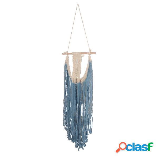 Macrame Wall Hanging Arazzo Tessuto a mano Pendente