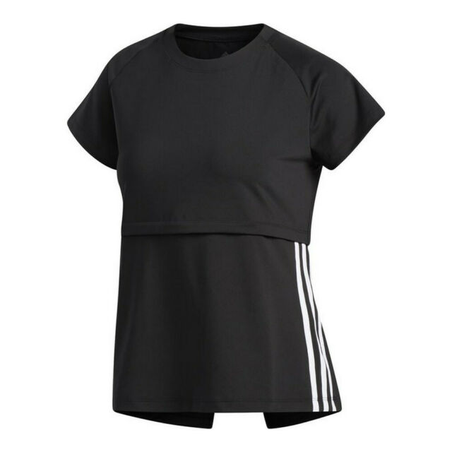 Maglia a Maniche Corte Donna Adidas FL Nero