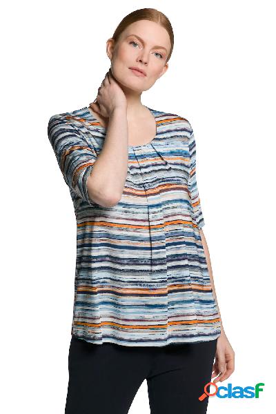 Maglia dal taglio svasato in tessuto fluente con design a