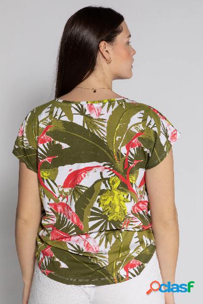 Maglia oversize con scollo a girocollo, senza maniche, dal