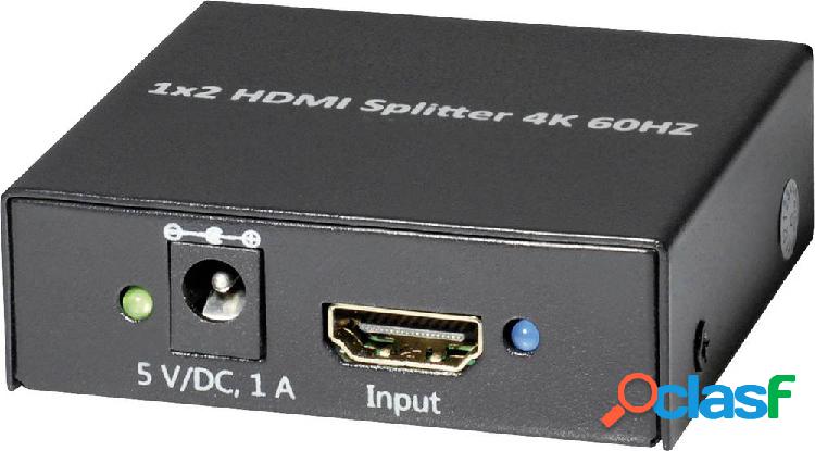 Maxtrack CS 25-2 L Distributore, splitter HDMI 3840 x 2160