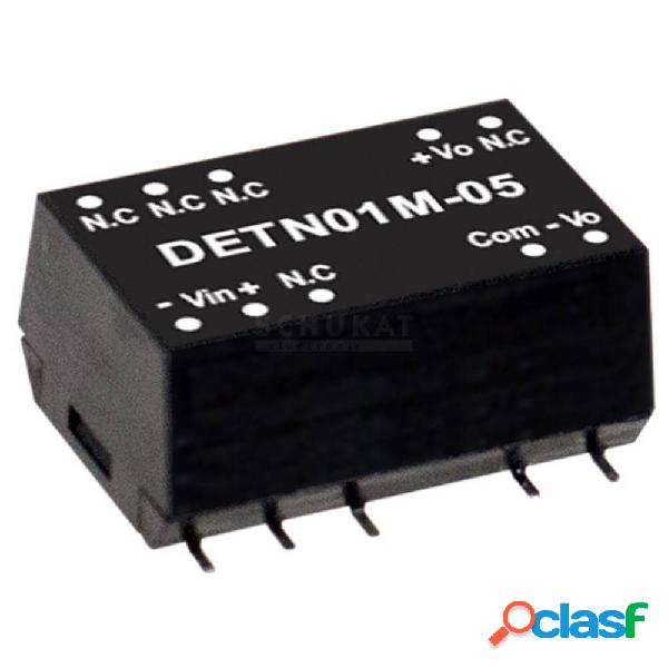 Mean Well DETN01N-15 Modulo convertitore DC / DC 34 mA 1 W