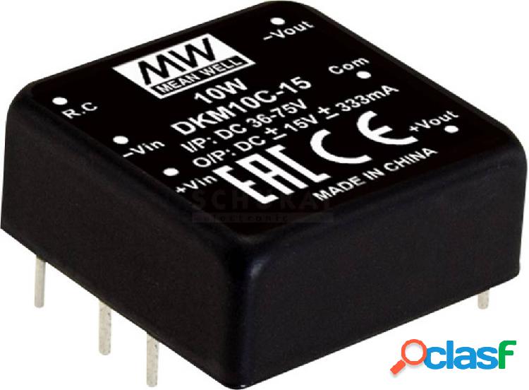 Mean Well DKM10E-05 Modulo convertitore DC / DC 1000 mA 10 W