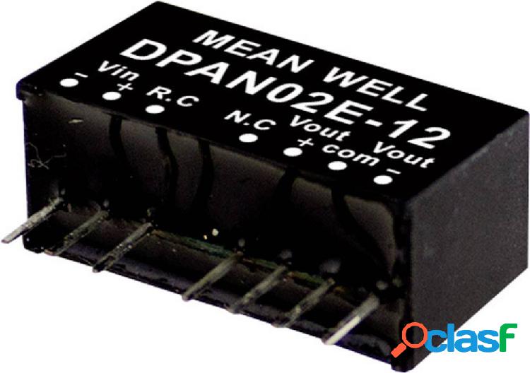 Mean Well DPAN02A-12 Modulo convertitore DC / DC 83 mA 2 W