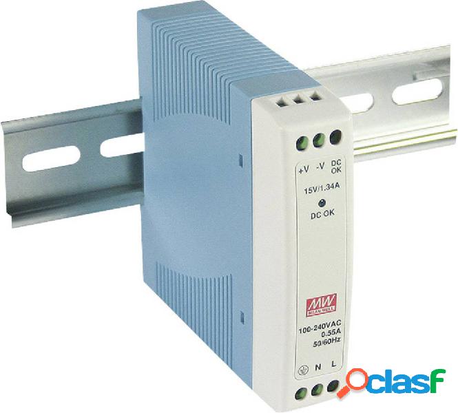 Mean Well MDR-10-12 Alimentatore per guida DIN 12 V/DC 0.84