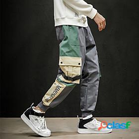 Mens Cargo Athleisure woven Multiple Pockets Chinos Tactical