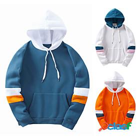 Mens Hoodie Bishop Sleeve Pocket Hooded Medium Spring Fall