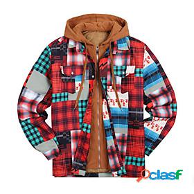 Mens Jacket Fall Winter Street Daily Going out Regular Coat