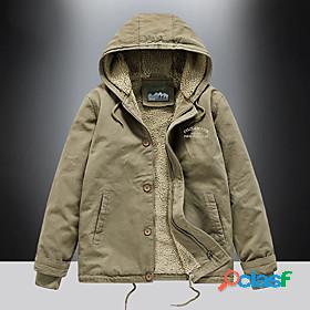 Mens Jacket Winter Street Daily Going out Regular Coat Warm