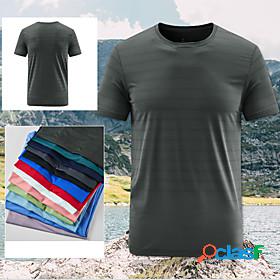 Mens Short Sleeve T shirt Hiking Tee shirt Tee Tshirt Top