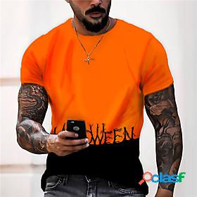 Mens Unisex Tee T shirt Shirt Color Block Graphic Prints 3D