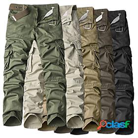 Mens Work Pants Hiking Cargo Pants Tactical Pants 8 Pockets