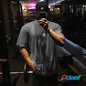Mens Workout Tops Running Shirt Tee Tshirt Top Athleisure