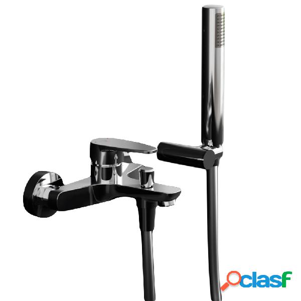 Miscelatore vasca esterno Orion ottone cromato fornito con