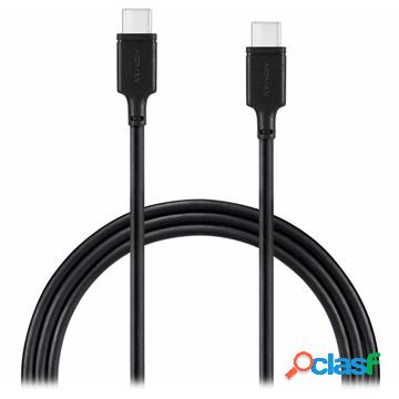 Momax Zero DC16 USB-C / USB-C Cable - 1m - Black