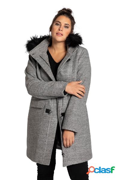 Montgomery, collo con pelliccia sintetica staccabile,