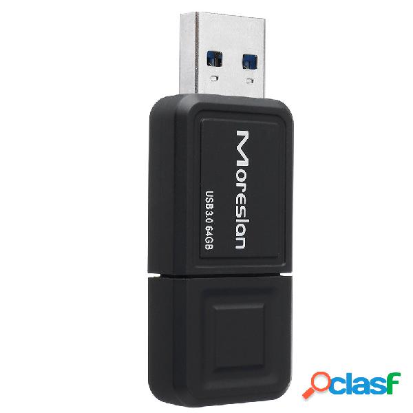 Moreslan Mini USB 3.0 64GB USB Flash Memoria per unità U