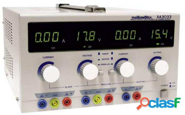 Multimetrix XA 3033 Alimentatore da laboratorio regolabile 0