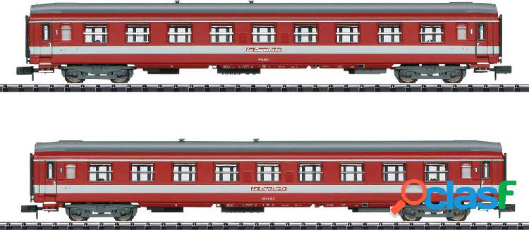 N kit 2 pz. vagone passeggeri Le Capitole di SNCF MiniTrix