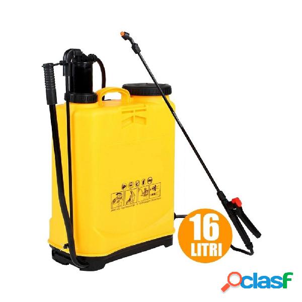 NEBULIZZATORE A SPALLA 16 LT SPRUZZATORE ZAINO IRRORATRICE