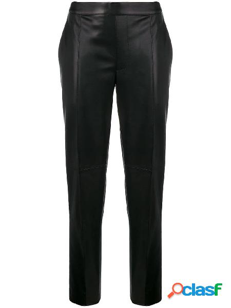 NEIL BARRETT PANTALONI DONNA PNPE396CL704C01 PELLE NERO