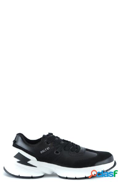 NEIL BARRETT SNEAKERS UOMO BCT316L9003524 PELLE NERO