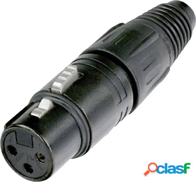 Neutrik NC3FX-BAG Connettore XLR Presa dritta Poli: 3 Nero 1