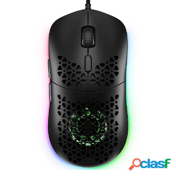 ONIKUMA CW911 Mouse da gioco cablato Shell Hollow a nido