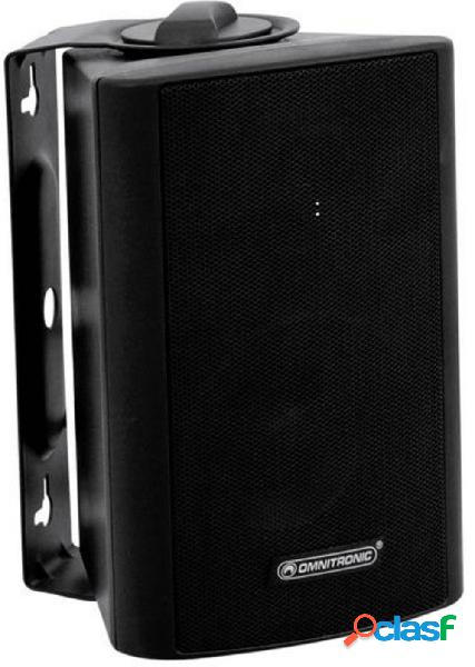 Omnitronic WPS-3S Altoparlante da parete PA 15 W Nero 1 pz.