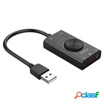 Orico SC2 External USB Sound Card with Volume Control -
