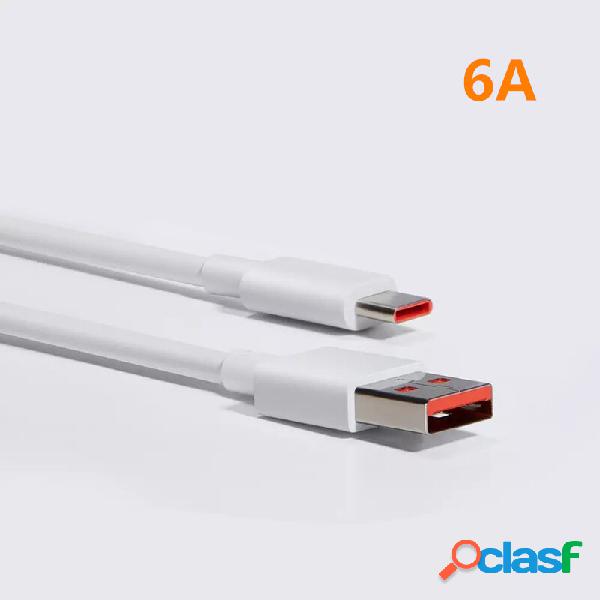 Originale Xiaomi 6A USB Type-C Cavo dati di ricarica rapida
