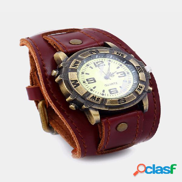 Orologi da uomo vintage Vera Pelle Orologi da uomo al quarzo