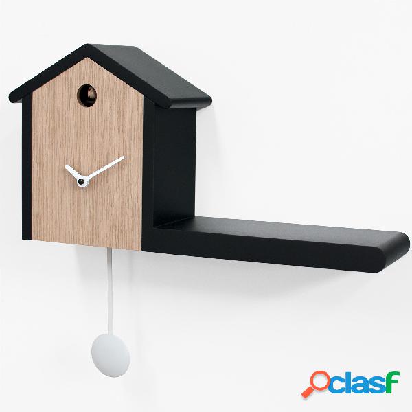 Orologio a Pendolo My House 40x10xh30cm in legno chiaro