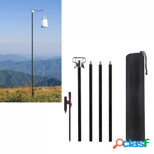 Outdoor campeggio Supporto per luce pieghevole 16 mm di